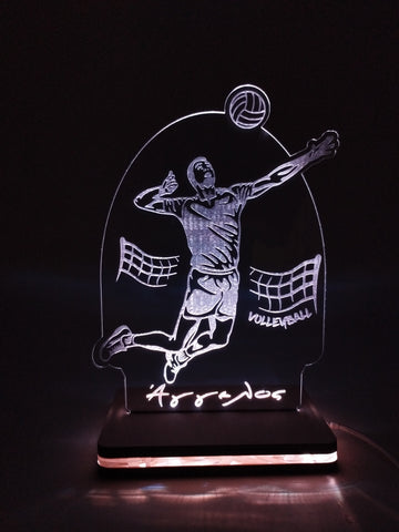Επιτραπέζιο Φωτιστικό "Volleyball Player" (20cm)