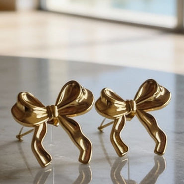 Σετ Σκουλαρίκια καρφωτά "The Bows" (2,5cm)