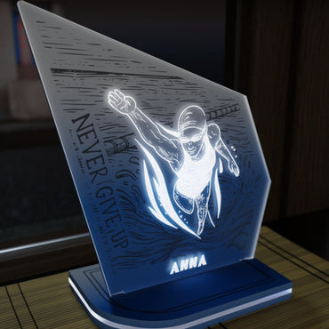 "Never Give Up" Light Collection| Επιτραπέζιο Φωτιστικό  Female "Swimmer"