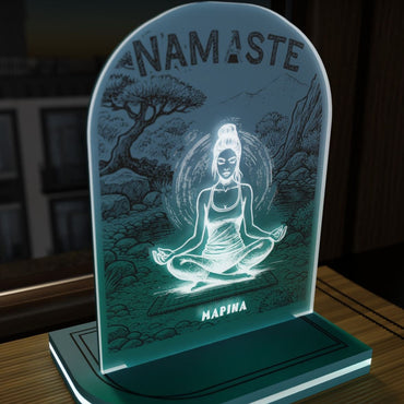 "Never Give Up" Light Collection| Επιτραπέζιο Φωτιστικό "Yogi in Flow"