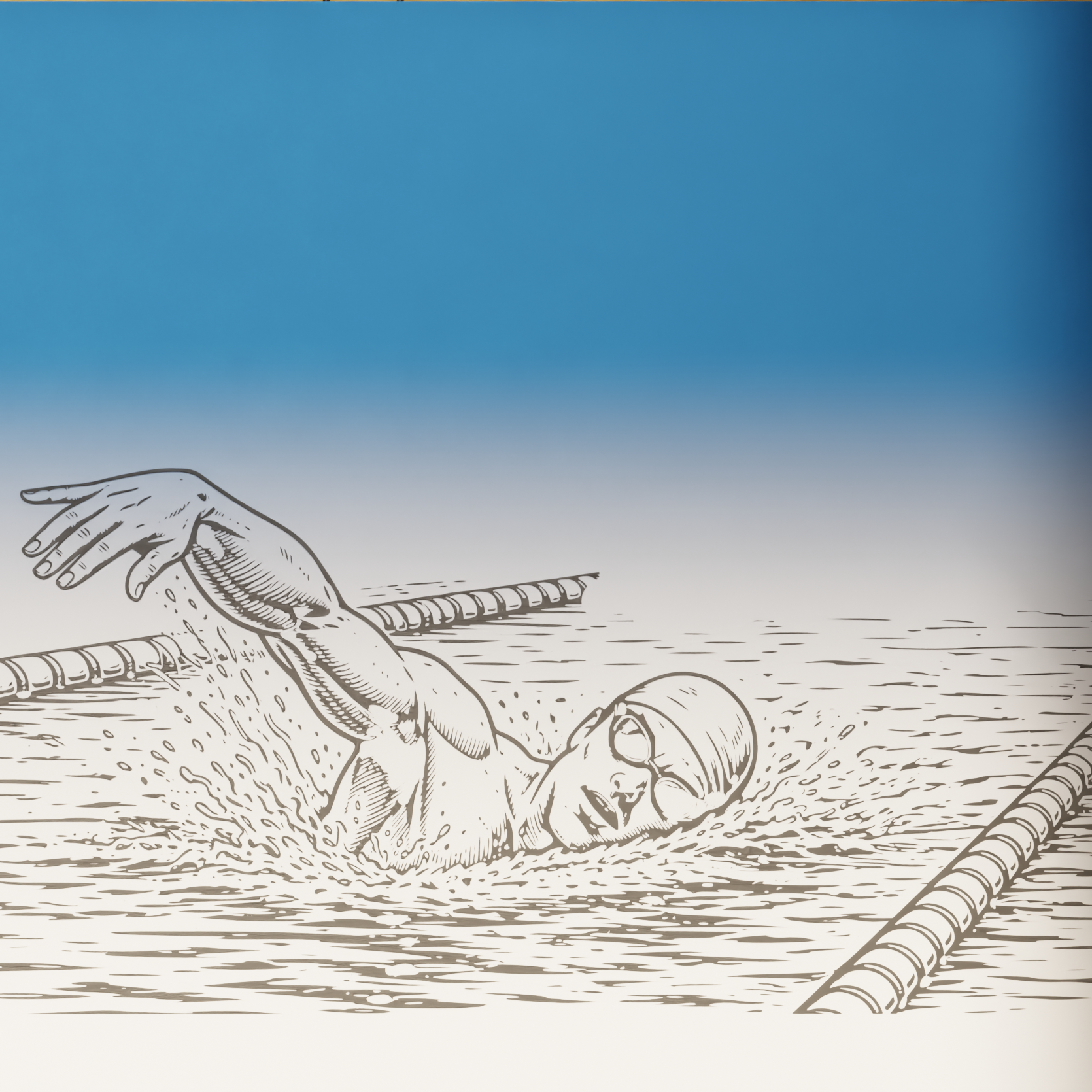 Stand Κρεμάστρα Μεταλλίων  "Swimmer"  με Όνομα και Σήμα Συλλόγου (49cm*16cm)