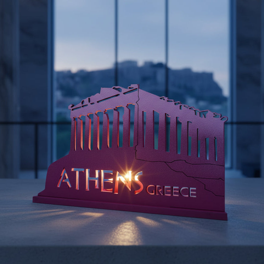 Parthenon Candle Holder (20cm * 12,5cm * 8cm)|Τιμή για 1 τμχ(συμπερ. ΦΠΑ)