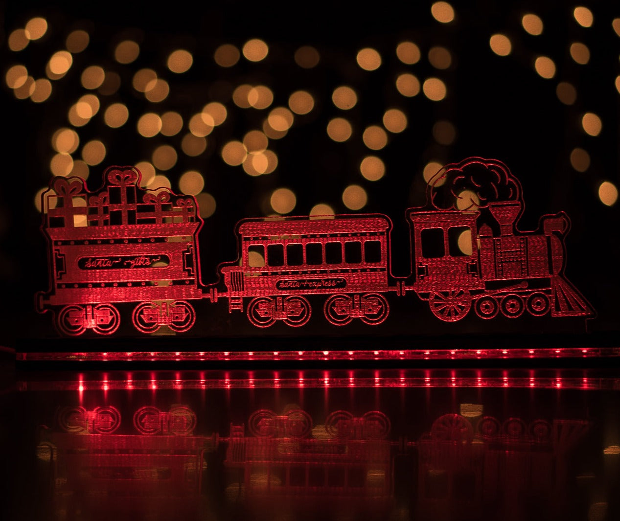 Φωτιστικό Led Χριστουγεννιάτικο Τρένο με δυνατότητα Προσωποποίησης
